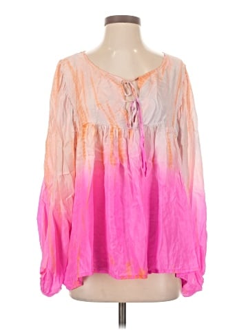 Karina Grimaldi 3/4 Sleeve Silk Top (view 1)