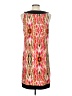 Style&Co 100% Polyester Print Red Cocktail Dress Size L - photo 2