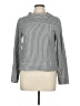 J.Crew 100% Cotton Gray Long Sleeve Turtleneck Size 6 - photo 1
