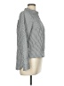 J.Crew 100% Cotton Gray Long Sleeve Turtleneck Size 6 - photo 4