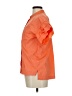 Halogen Orange Short Sleeve Blouse Size M - photo 5