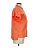 Halogen Orange Short Sleeve Blouse Size M - photo 4