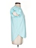 Crown & Ivy Teal Short Sleeve Top Size XS - photo 4