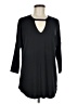 Half Moon by Modern Movement Black 3/4 Sleeve Top Size M - photo 1