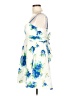 Ruby Rox Floral Blue Cocktail Dress Size 11 - photo 5