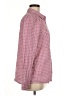 Caslon 100% Cotton Houndstooth Pink Long Sleeve Button-Down Shirt Size M - photo 4