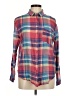 BDG 100% Cotton Plaid Red Long Sleeve Button-Down Shirt Size M - photo 1