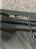 Zara Solid Black Casual Dress Size L - photo 7