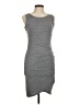 Leith Solid Gray Casual Dress Size M - photo 1