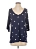 Dear John Stars Blue 3/4 Sleeve Blouse Size S - photo 1