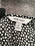 Nine West Polka Dots Black Long Sleeve Blouse Size M - photo 7