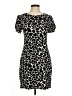 En Focus Animal Print Black Casual Dress Size 6 (petite) - photo 1