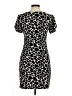 En Focus Animal Print Black Casual Dress Size 6 (petite) - photo 2