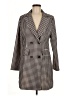 Shein 100% Polyester Houndstooth Brown Blazer Size 6 - photo 1