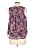 Evereve 100% Polyester Purple Sleeveless Blouse Size L - photo 2