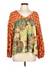 Bucketlist Orange 3/4 Sleeve Blouse Size 11 (estimated) - photo 1