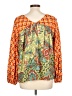 Bucketlist Orange 3/4 Sleeve Blouse Size 11 (estimated) - photo 2