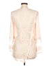 Unbranded Ivory Pink Long Sleeve Blouse Size L (estimated) - photo 2