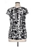 Simply Vera Vera Wang 100% Polyester Black Short Sleeve Top Size XL (petite) - photo 2