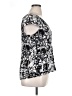 Simply Vera Vera Wang 100% Polyester Black Short Sleeve Top Size XL (petite) - photo 4