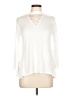 Assorted Brands Ivory 3/4 Sleeve T-Shirt Size L - photo 1
