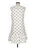 Unbranded 100% Polyester Graphic Ivory Casual Dress Size M - photo 2