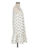 Unbranded 100% Polyester Graphic Ivory Casual Dress Size M - photo 4