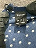 Shein 100% Polyester Polka Dots Blue Jumpsuit Size 4 - photo 4