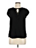 Daniel Rainn Black Short Sleeve Blouse Size M - photo 1