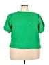 Vince Camuto 100% Polyester Green Short Sleeve Blouse Size XXL - photo 1