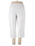 J.Jill Solid Silver White Casual Pants Size L (petite) - photo 2