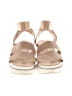 Wild Diva Tan Pink Wedges Size 4 - photo 2