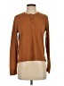 Stoic Brown Long Sleeve Henley Size XS - photo 1
