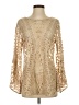 Unbranded Gold Long Sleeve Blouse Size 4 (estimated) - photo 1
