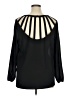 Forever 21 Plus 100% Polyester Black Long Sleeve Blouse Size 1X - photo 2