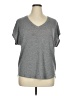 Dex Gray Short Sleeve Top Size 1X - photo 1