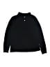 Lands' End 100% Cotton Black Long Sleeve Polo Size 12 - 14 - photo 1