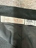 Barrie Pace 100% Wool Solid Black Wool Skirt Size 8 - photo 4