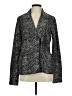 Chico's 100% Polyester Animal Print Gray Black Blazer Size Med (1) - photo 1