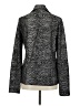 Chico's 100% Polyester Animal Print Gray Black Blazer Size Med (1) - photo 2