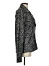 Chico's 100% Polyester Animal Print Gray Black Blazer Size Med (1) - photo 4