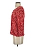 19 Cooper 100% Rayon Red 3/4 Sleeve Top Size S - photo 5