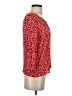 19 Cooper 100% Rayon Red 3/4 Sleeve Top Size S - photo 4