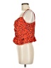 Topshop 100% Polyester Orange Sleeveless Top Size 10 - photo 5