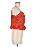 Topshop 100% Polyester Orange Sleeveless Top Size 10 - photo 4