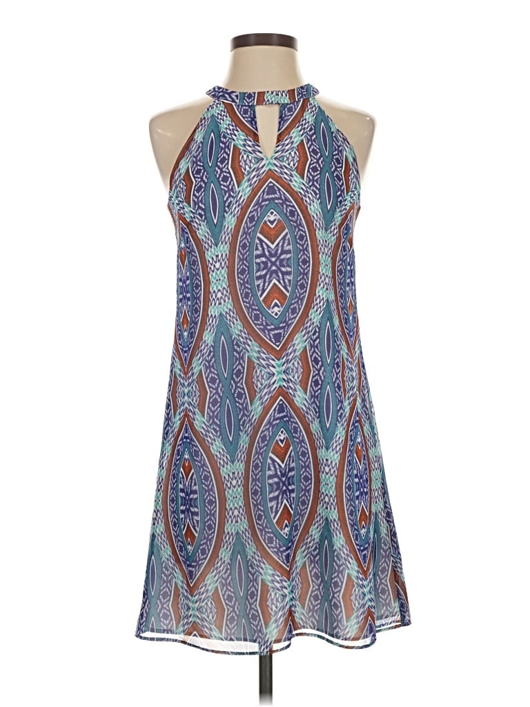 Pre-owned Cremieux Casual Dress In Blue