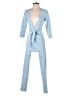 Oh Polly Solid Blue Jumpsuit Size 6 - photo 1