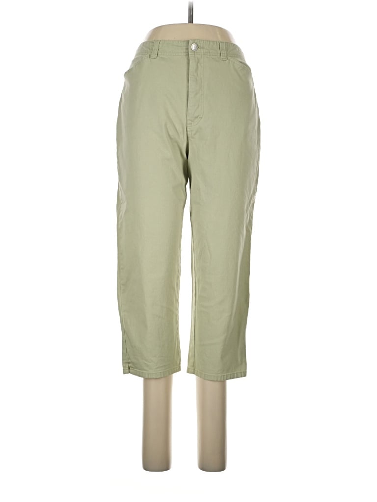 Pre-owned Faded Glory Casual Pants In Green