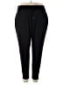 Ideology Solid Black Casual Pants Size 3X - photo 1