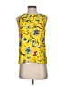Cooper & Ella 100% Polyester Yellow Sleeveless Blouse Size Sm (1) - photo 1